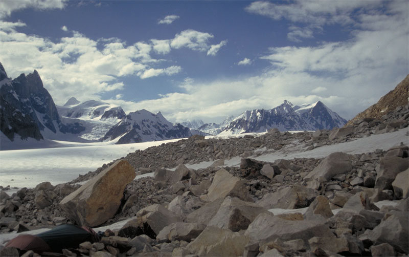 Foto 11 van de tocht over de Biafo-en  Hiaspar gletscher