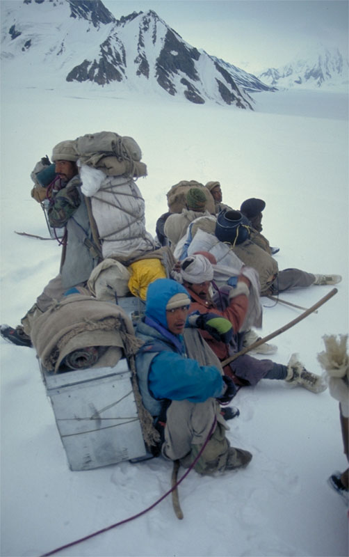 Foto 13 van de tocht over de Biafo- en Hispargletscher